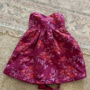 Free people Floral Strapless Dress/Top